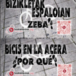 Bicis en la acera ¿Por qué?