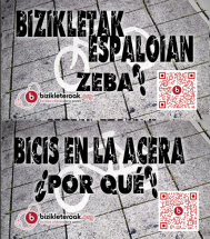 Bicis en la acera ¿Por qué?